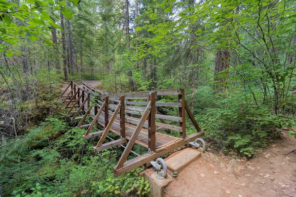 Suspension Bridge Over Falls Creek