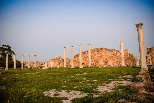 Ancient city of Salamis located in eastern part of Cyprus.