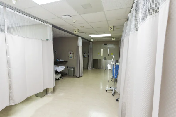 A hospital ward in a modern hospital.
