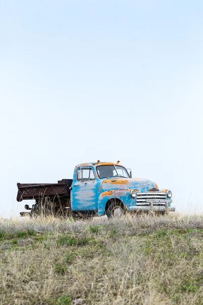 Old truck left on a middle of nowhere