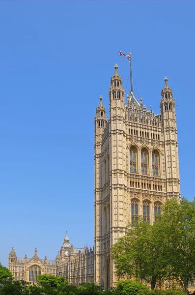 Victoria Tower of Westminster Palace in London