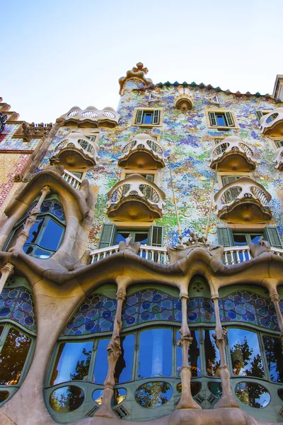 Casa Batllo building in Barcelona in Spain