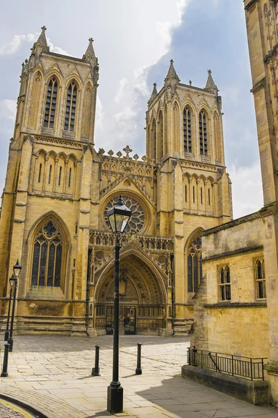 West front of Bristol Cathedral in South West of England