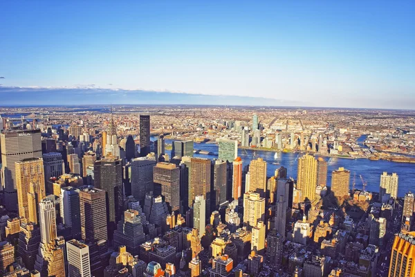 Aerial view on Midtown Manhattan and Long Island City