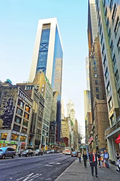 Sixth Avenue and West 57th Street of Midtown Manhattan