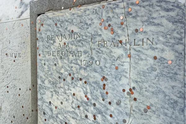 Benjamin Franklin Grave at Christ Church Burial Ground in Philadelphia