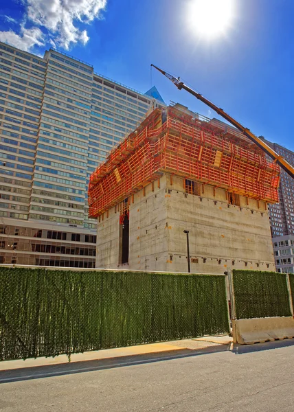 Construction work in Arch Street in Philadelphia in PA