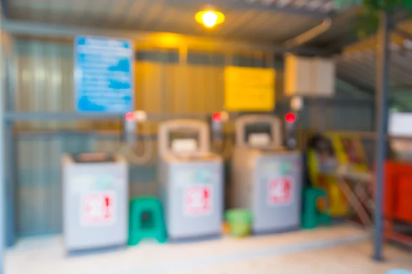 Blur or Defocus Background of Small Laundry Shop in Rural with W