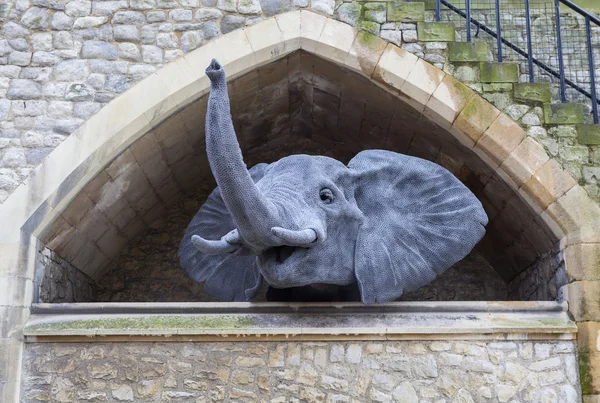 Elephant Sculpture at the Tower of London