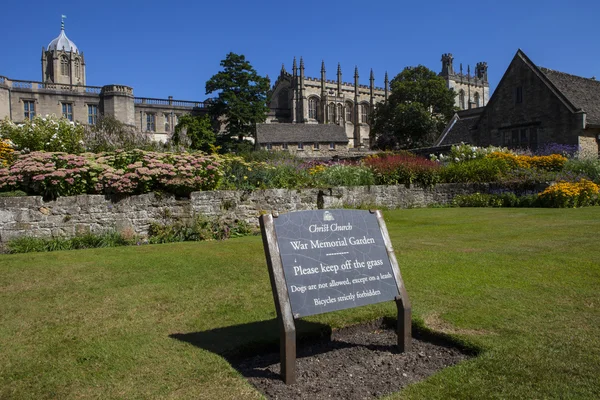 Christ Church Memorial Garden in Oxford