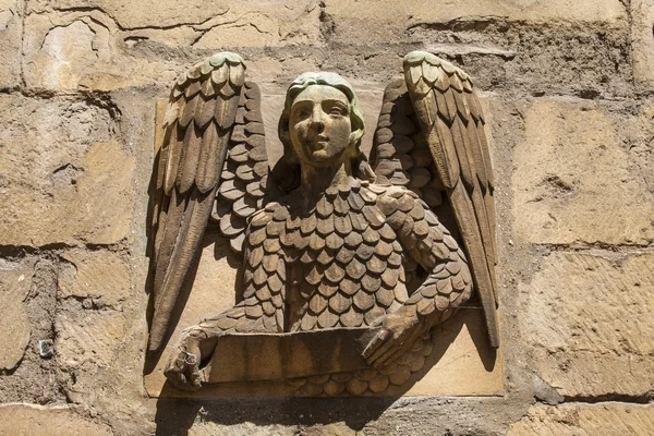 Angel Carving at New College Oxford
