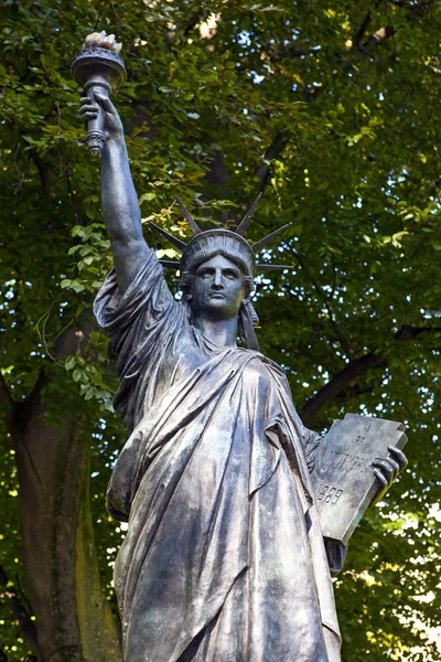 Statue of Liberty Sculpture in Jardin du Luxembourg in Paris