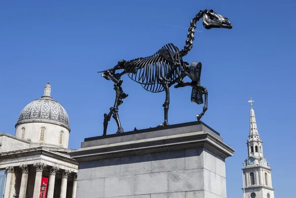 Gift Horse Sculpture on the Fourth Plinth in Trafalgar Square