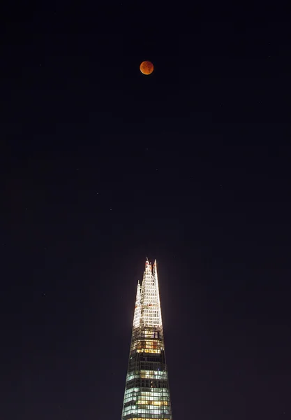 Blood Red Moon Lunar Eclipse over London