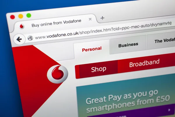 Vodaphone official Website