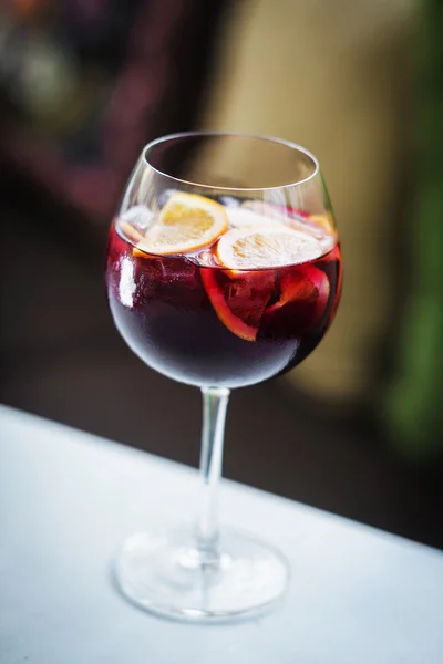 Red wine spanish famous traditional sangria gourmet cocktail dri