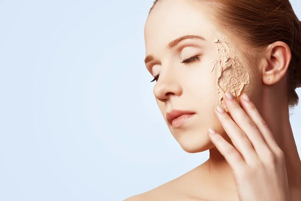 Beauty concept rejuvenation, renewal, skin care, skin problems