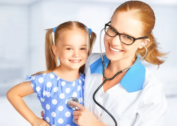 Doctor pediatrician and child patient