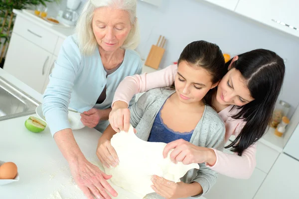 Family baking day