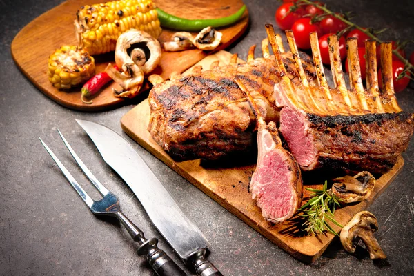 Grilled Rack of lamb