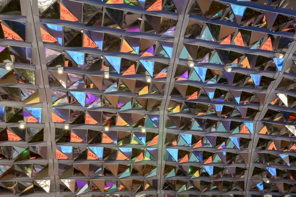 Mirror splinters on Iran pavillon ceiling  , EXPO 2015 Milan