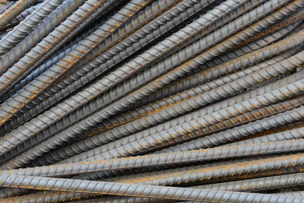 Steel bars close- up background.