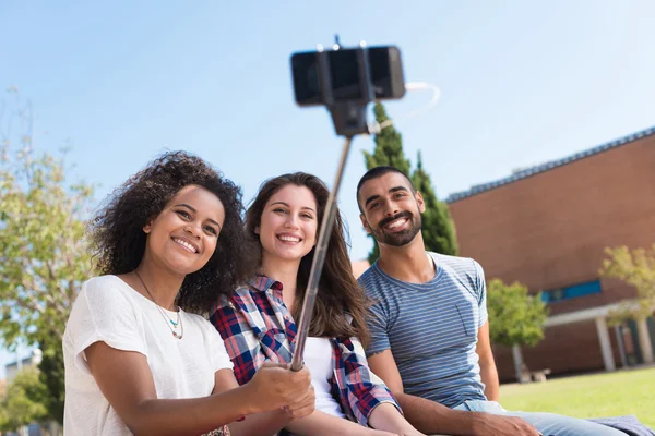 Friends taking a selfie