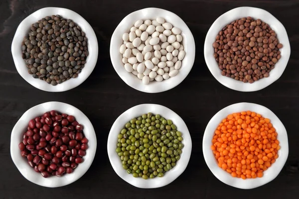 Lentils and beans.