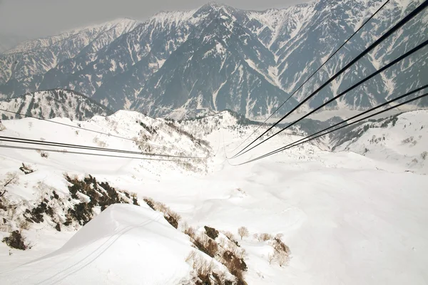 Japan Alps ,Cable car station, Shinhotaka Ropeway, Takayama Gifu