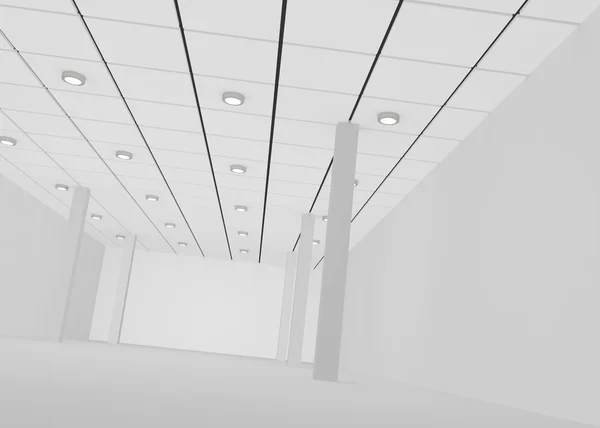 White empty room for a shop or office