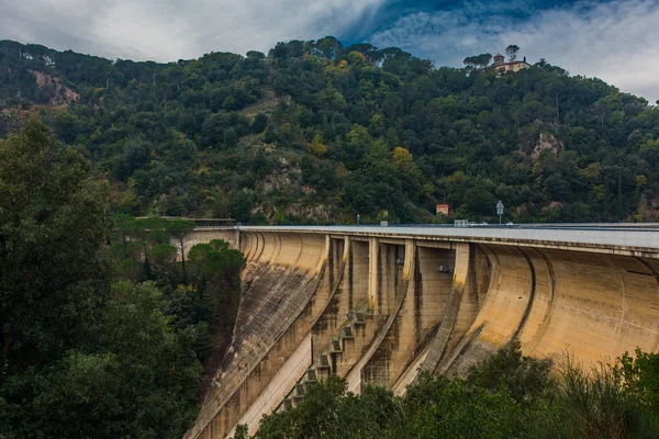 Scenic water dam in Barcelona