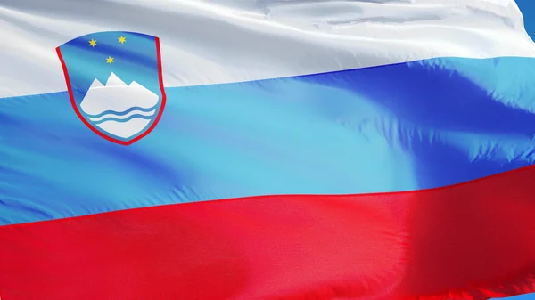 Slovenia flag, isolated with clipping path alpha channel transparency