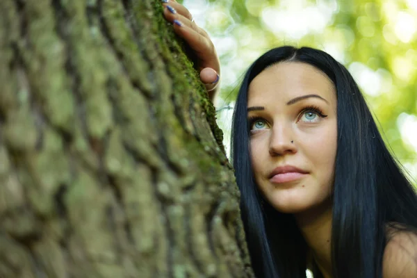 Woman enjoying nature