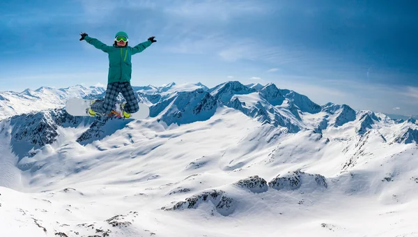 Snowboarder, Solden, Austria, extreme winter sport