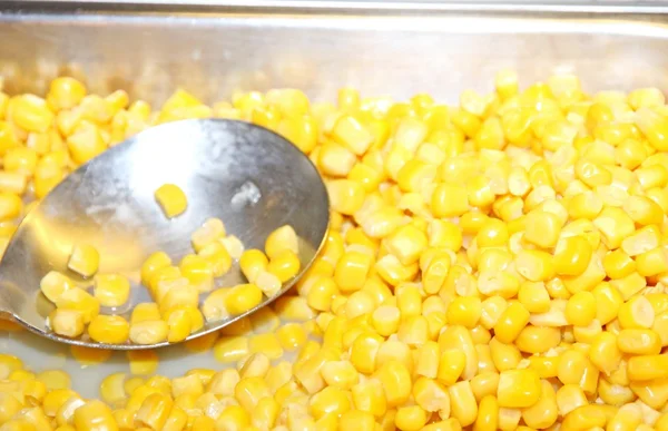Corn Bowl with spoon for sale at the restaurant as a side dish o