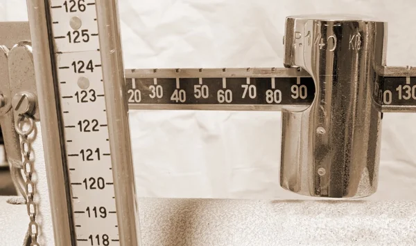 Meter to measure the weight and height of children