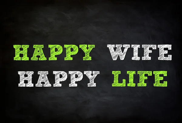 Happy wife - happy life