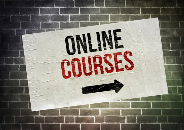 Online Courses - poster concept