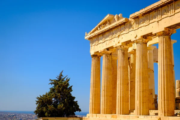 Architecture detail of Pantheon temple in Acropolis