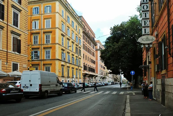 Rome city life. View of Rome city on June 1, 2014