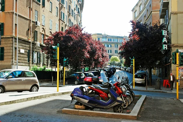 Rome city life. View of Rome city on June 1, 2014