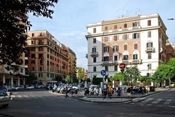 Rome city life. View of Rome city on May 31, 2014