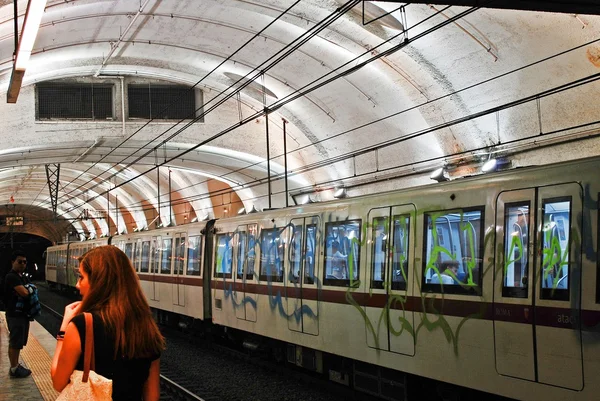 Rome city metro life on May 30, 2014