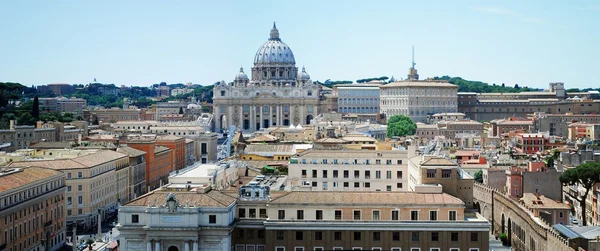 Rome city aerial view from San Angelo castle