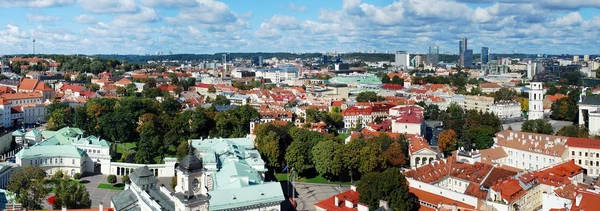 Vilnius city aerial view from Vilnius University tower