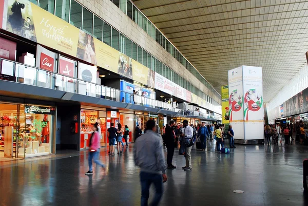 View of Rome city Termini station on June 1, 2014