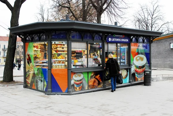 Lietuvos Spauda in bus station in capital of Lithuania Vilnius city
