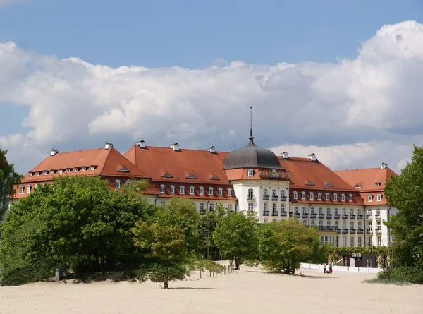 Old magnificent building of Grand Hotel in Sopot near Gdansk