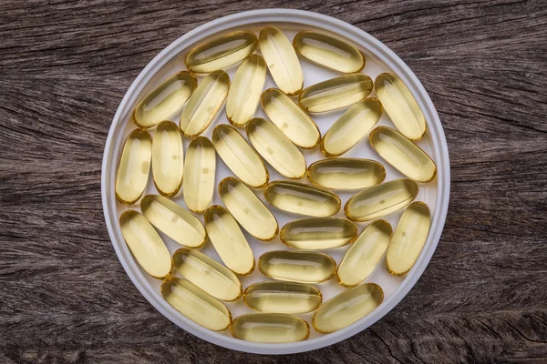 Vitamin E in the tablets. For diet and health.