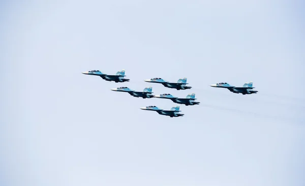 Aircraft holiday, demonstration performances of military pilots
